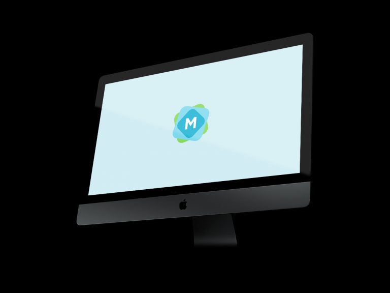 iMac Pro Dark Isolated Mockup Mockup Templates